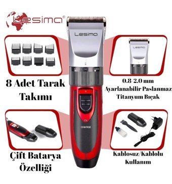 Lesima Ls-1000 Jaguar Saç Sakal Kuru Tıraş Makinesi