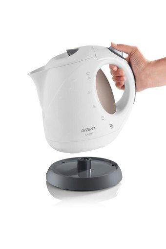 Arzum AR3014 Florido Plastik 1.8 lt 2000 W Işıklı Klasik Beyaz Kettle