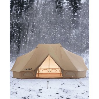 Nurgaz Campout Earth 6 Kişilik Organizasyon Çadırı Bej
