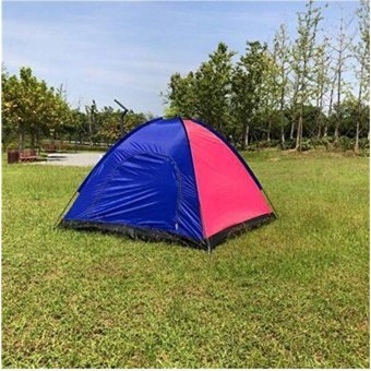 Captain 7306 4 Kişilik Kamp Çadırı Pembe-Mavi