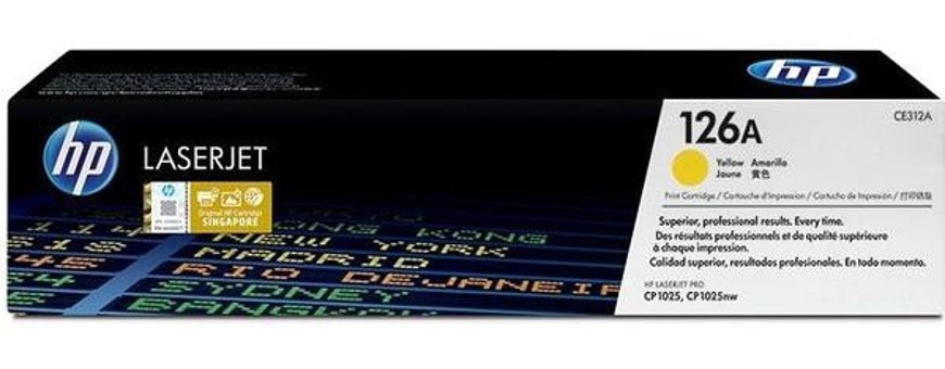 HP 126A CE312A Orijinal Sarı Toner