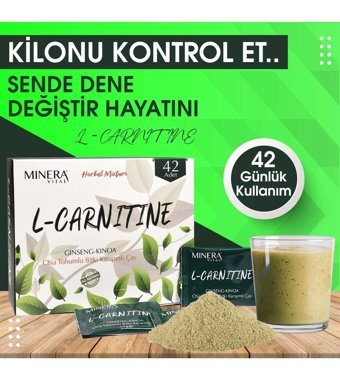 Minera Vital L - Karnitin Bitki Çayı 42 adet