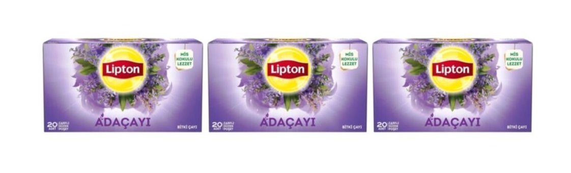 Lipton Adaçayı Bitki Çayı 3 x 20 adet