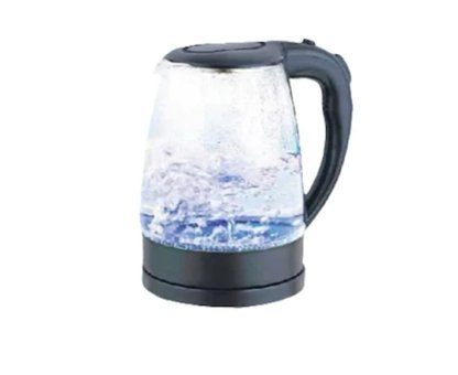 Teba Teba TH118CK Cam 1.8 lt 2000 W Işıklı Modern Siyah Kettle