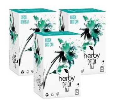 Herby Diyete Destek Bitki Çayı 3 x 60 adet 2 gr