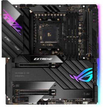 Asus Rog Crosshair VIII Extreme x570 AM4 Soket DDR4 5100 Mhz PCIe 4.0 Wi-Fi Overclock E-ATX Gaming AMD Uyumlu Anakart