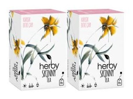 Herby Skinny Karışık Bitki Çayı 2 x 40 adet 2 gr
