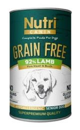 Nutri Canin Kuzu Etli Yaş Köpek Maması 400 gr 6'lı