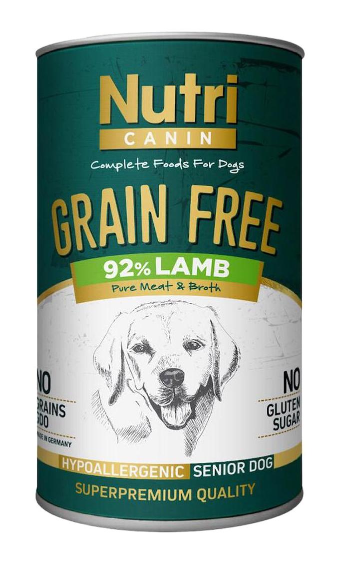 Nutri Canin Kuzu Etli Yaş Köpek Maması 400 gr 4'lü