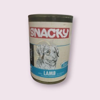 Snacky Chunk Gravy Kuzu Etli Yetişkin Yaş Köpek Maması 400 gr