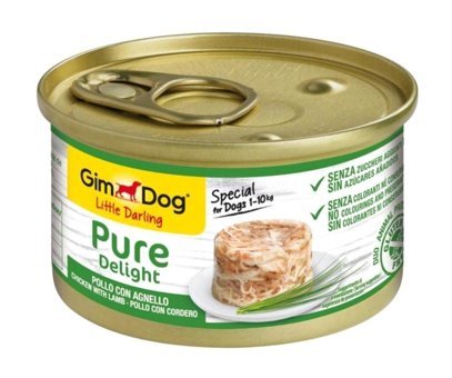 Gimdog Kuzu-Tavuklu Yaş Köpek Maması 85 gr