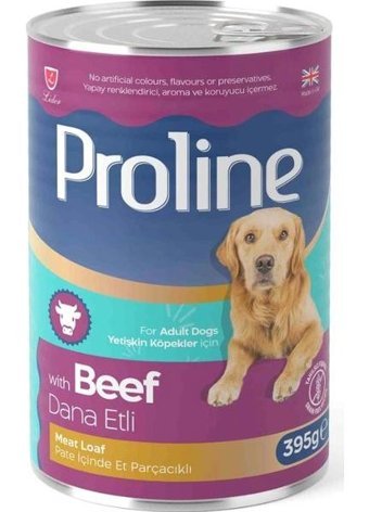 Pro Line Dana Etli Yaş Köpek Maması 395 gr
