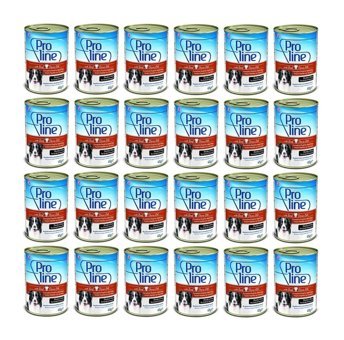 Pro Line Biftekli Yetişkin Yaş Köpek Maması 415 gr 24'lü