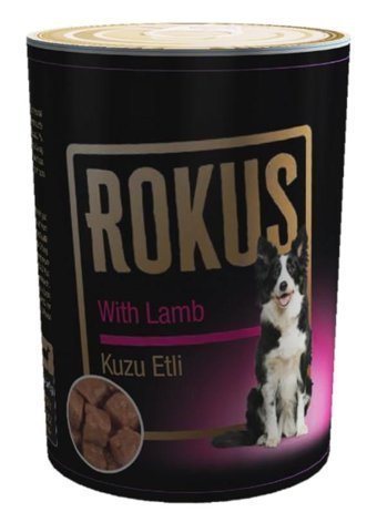 Rokus Kuzu Etli Yetişkin Yaş Köpek Maması 410 gr 12'li