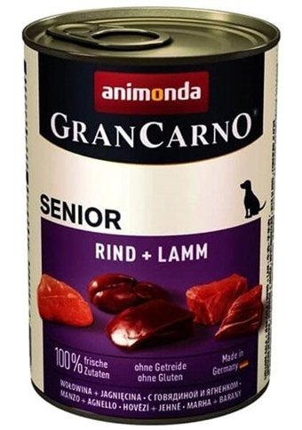 Animonda Gran Carno Kuzu Etli Yaş Köpek Maması 400 gr