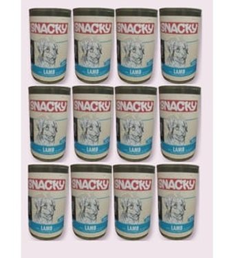 Snacky Chunk Gravy Kuzu Etli Yetişkin Yaş Köpek Maması 400 gr 12'li