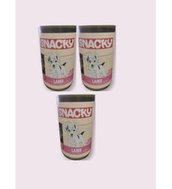 Snacky Chunk Gravy Kuzu Etli Yavru Yaş Köpek Maması 400 gr 3'lü