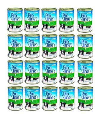 Pro Line Bezelyeli-Ciğerli-Bezelyeli-Dana Etli Yetişkin Yaş Köpek Maması 415 gr 20'li