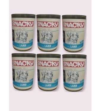 Snacky Chunk Gravy Kuzu Etli Yetişkin Yaş Köpek Maması 400 gr 6'lı