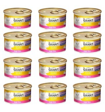 Gourmet Gold Sığır Etli Yaş Köpek Maması 85 gr 12'li