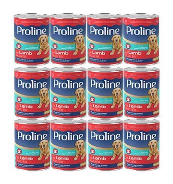 Pro Line Kuzu Etli Yetişkin Yaş Köpek Maması 400 gr 12'li