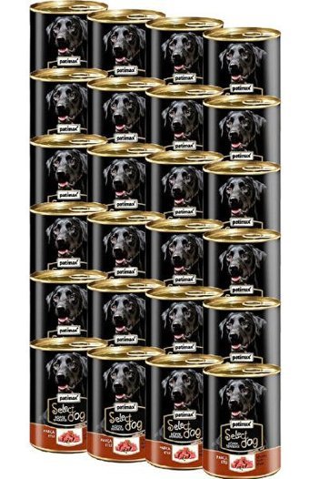 Patimax Select Dog Sığır Etli Yetişkin Yaş Köpek Maması 400 gr 24'lü