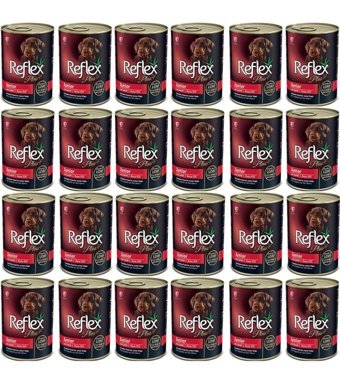 Reflex Plus Kuzu Etli Yavru Yaş Köpek Maması 400 gr 24'lü