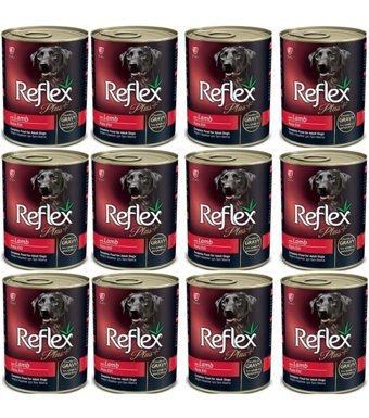 Reflex Kuzu Etli Yetişkin Yaş Köpek Maması 400 gr 12'li