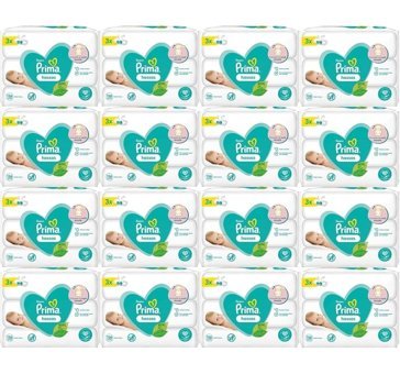 Prima Hassas 52 Yaprak 48'li Paket Islak Havlu