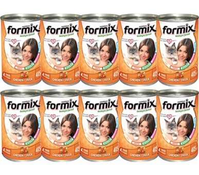Formix Besleyici Formül Tavuk Yetişkin Yaş Kedi Maması 12x400 gr