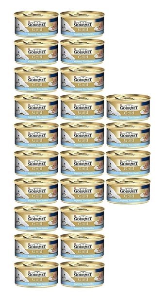 Gourmet Gold Ton Balıklı Yetişkin Yaş Kedi Maması 24x85 gr
