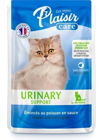 Plaisir Urinary Support Balık Yetişkin Yaş Kedi Maması 24x85 gr