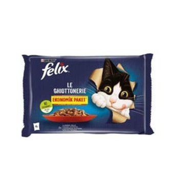 Felix Sığır Eti Yetişkin Yaş Kedi Maması 36x85 gr