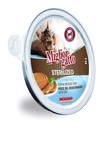 Morando Migliorgatto Kısır Balık Yetişkin Yaş Kedi Maması 85 gr