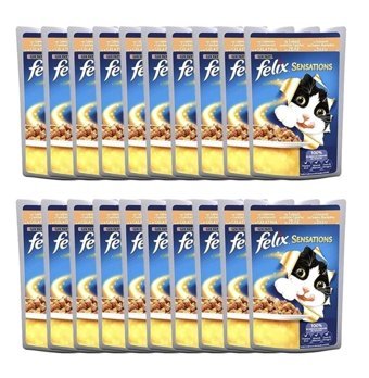 Felix Karides-Somonlu Yetişkin Yaş Kedi Maması 20x100 gr