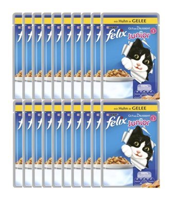 Felix Tavuk Yavru Yaş Kedi Maması 12x100 gr