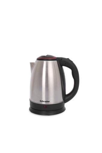 Schrader SCH-1505 Çelik 1.7 lt 2200 W Işıklı Klasik Siyah Kettle