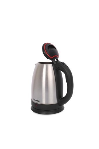 Schrader SCH-1505 Çelik 1.7 lt 2200 W Işıklı Klasik Siyah Kettle