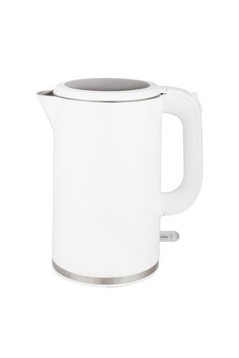 Kumtel Paslanmaz Çelik 1.7 lt 2200 w Işıklı Klasik Beyaz Kettle