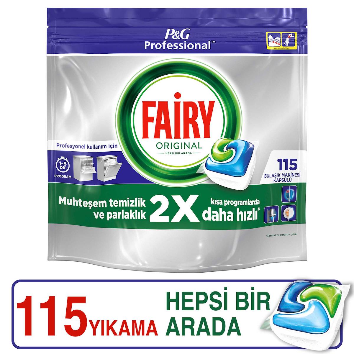 Fairy Hepsi Bir Arada Tablet Bulaşık Makinesi Deterjanı 115 Adet