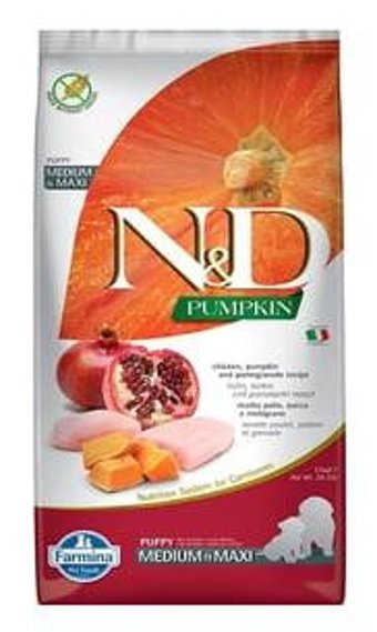 N&d Pumpkin Tavuklu Narlı Büyük Irk Yavru Kuru Köpek Maması 12 kg