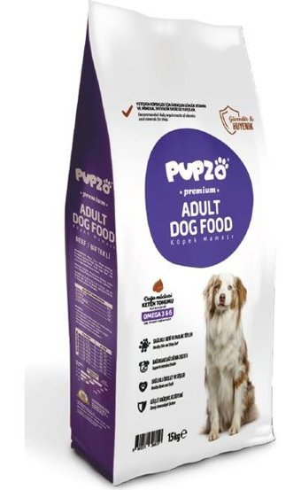 Pupzo Premium Biftekli Büyük Irk Yetişkin Kuru Köpek Maması 15 kg