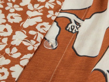 English Home Grandiflora Baskılı Soft Cotton Tek Kişilik Nevresim Seti Terracotta