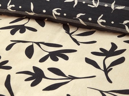 English Home Vinette Baskılı Soft Cotton Tek Kişilik Nevresim Seti Bej