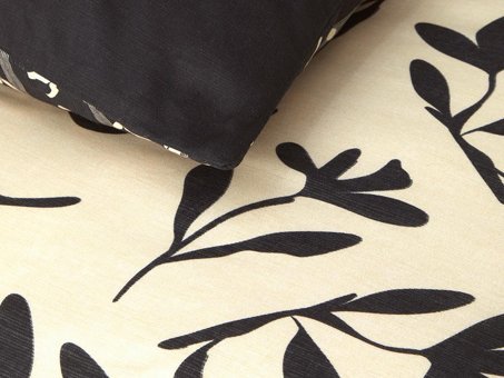 English Home Vinette Baskılı Soft Cotton Tek Kişilik Nevresim Seti Bej
