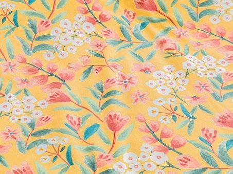 English Home Bloomy Branch Kolay Ütülenir Tek Kişilik Nevresim Sarı