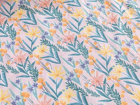 English Home Joyous Florets Kolay Ütülenir Tek Kişilik Nevresim Açık Pembe