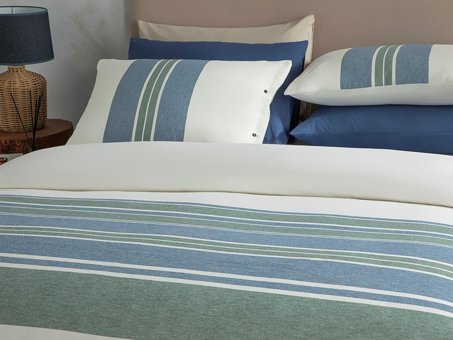 English Home Winter Soft Tek Kişilik Nevresim Takımı Lacivert-Yeşil