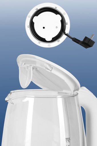 Goldmaster Beykoz Cam 1.8 lt 2200 W Işıklı Klasik Beyaz Kettle