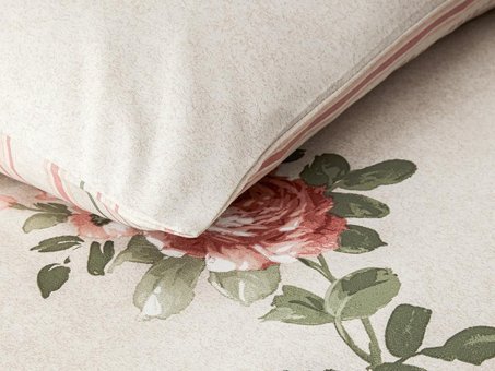 English Home Rose Bouquet Kolay Ütülenir Tek Kişilik Nevresim Takımı Pembe